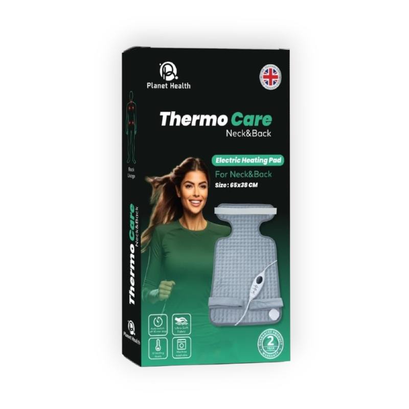 PLANET HEALTH THERMO CARE ELECTRIC HEATING PAD FOR NECK&BACK