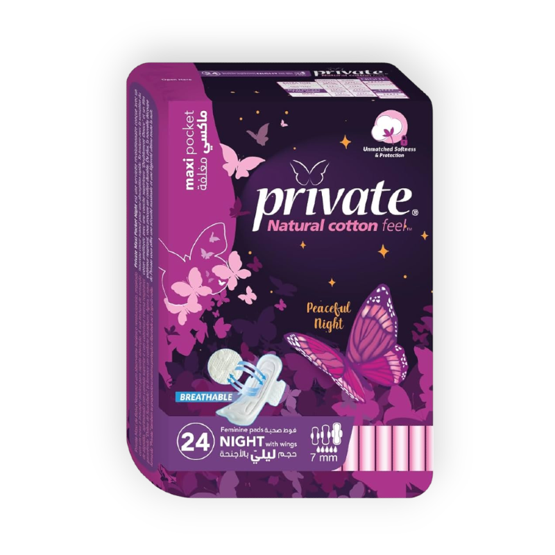 PRIVATE MAXI POCKET NIGHT 24 PCS 24-6 (29119)