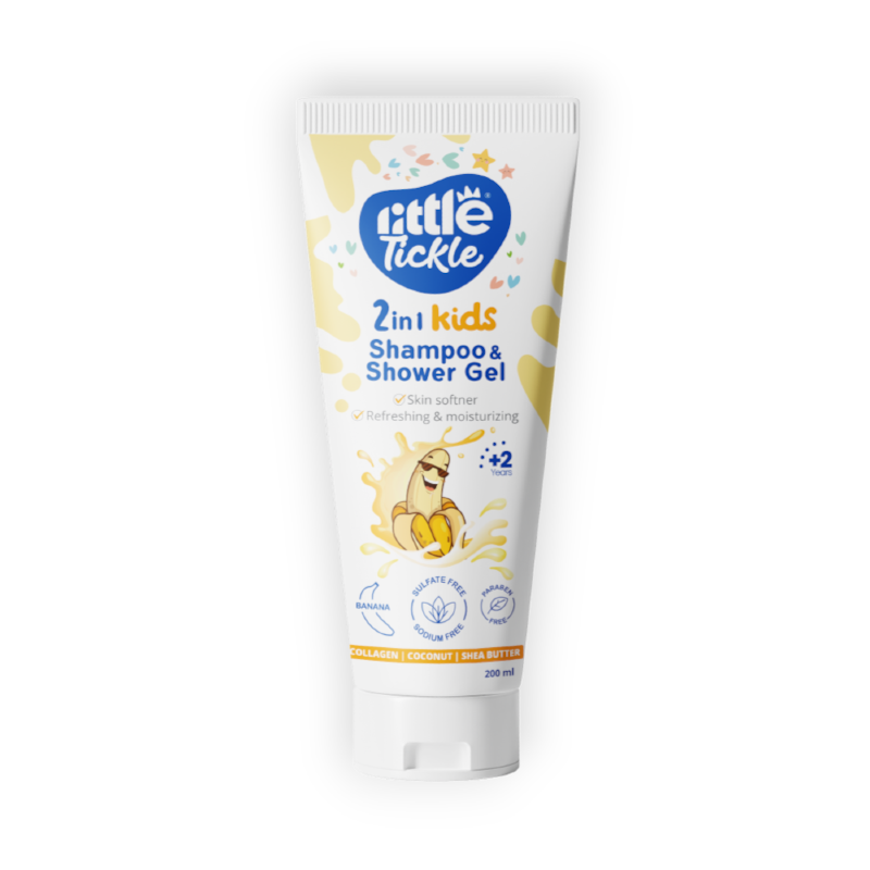 LITTLE TICKLE 2IN1 SHAMPOO&SHOWER GEL (BANANA) 200ML