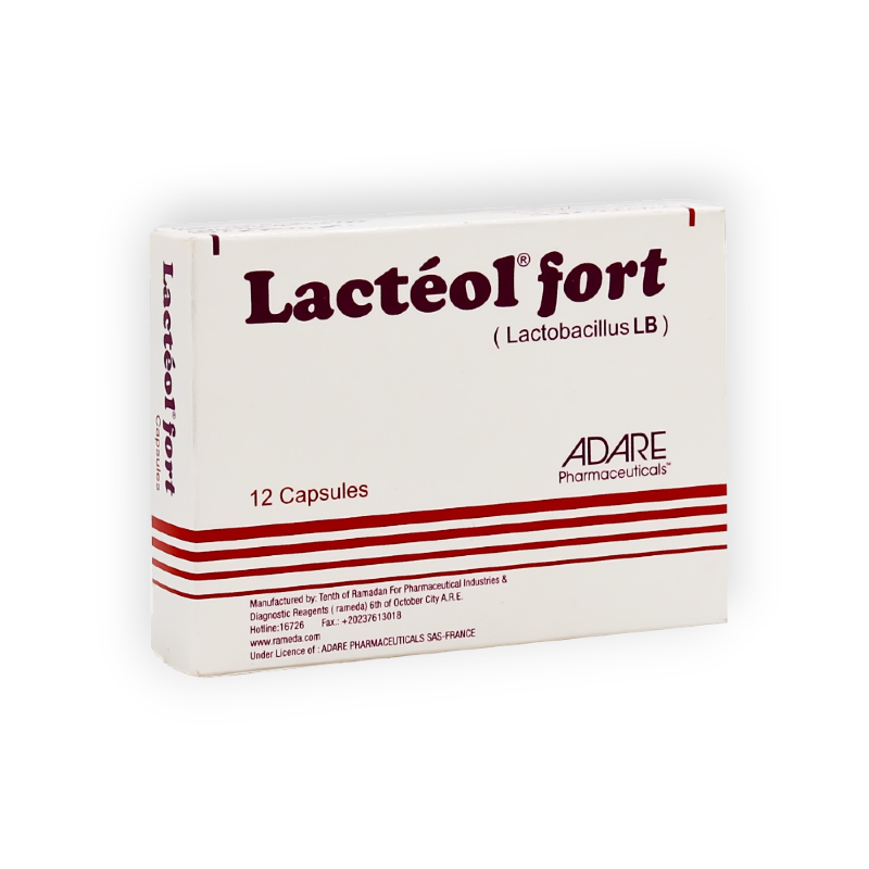 LACTEOL  FORTE  5  MG  12 CAP سعر جديد