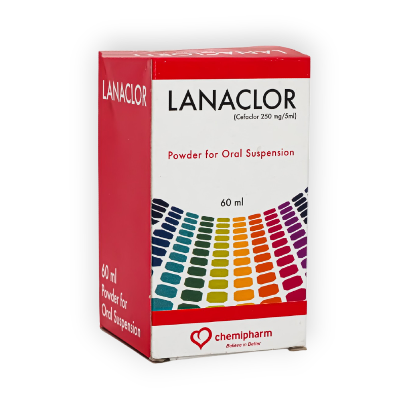 LANACLOR ORAL SUSPENSION  250 MG 60 ML