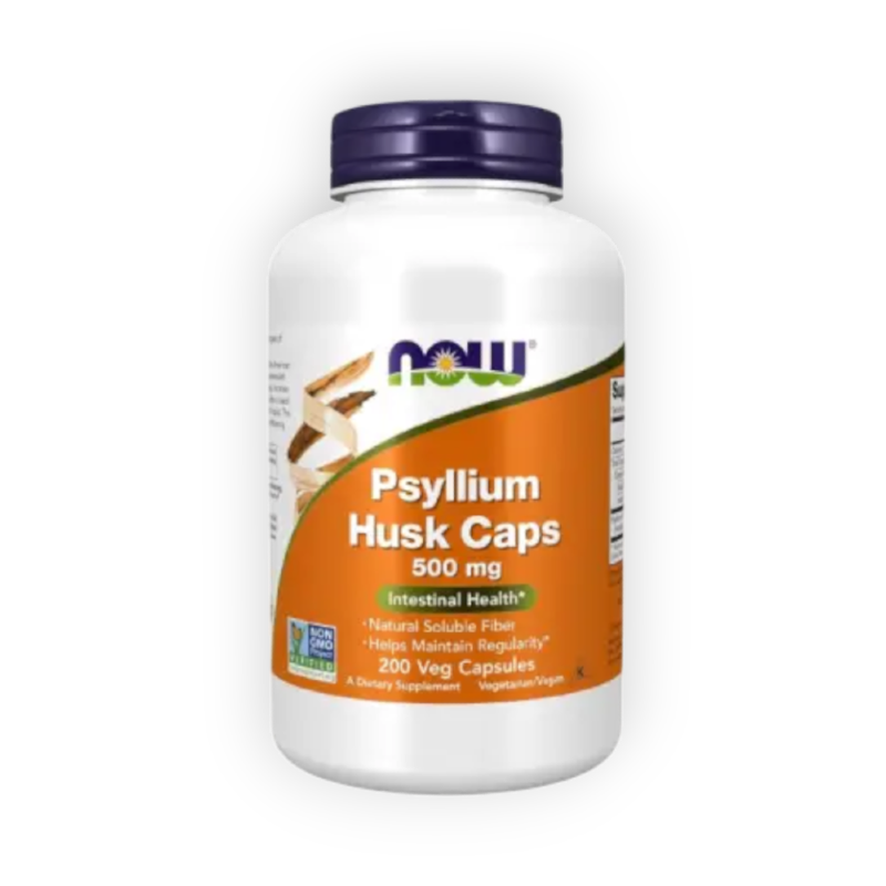 PSYLLIUM HUSK 500 MG CAP (NOW) 200 CAP