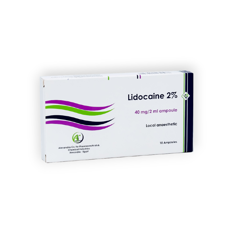 LIDOCAINE INJECTION 40 MG   2 ML VIAL 10 AMP