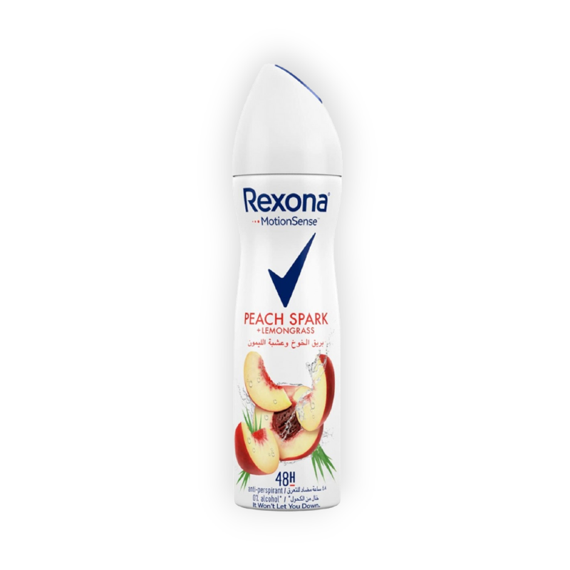 REXONA SPRAY (PEACH SPARK) WOMEN 150ML OFF