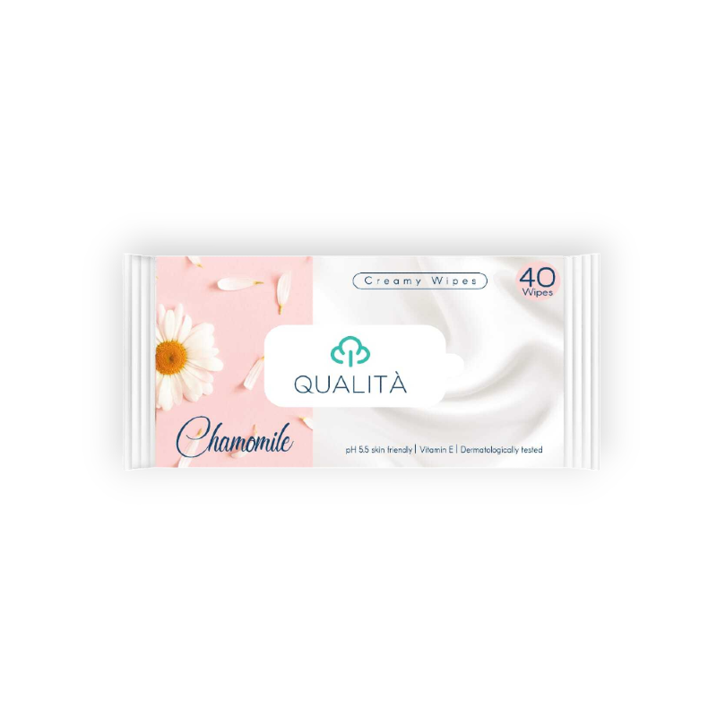 QUALITA WIPES CHAMOMILE 40WIPES