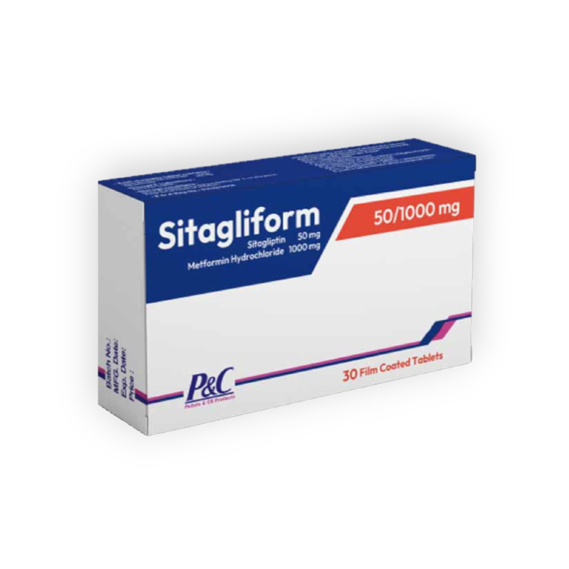 SITAGLIFORM 50 1000 MG 30 TAB سعر جديد