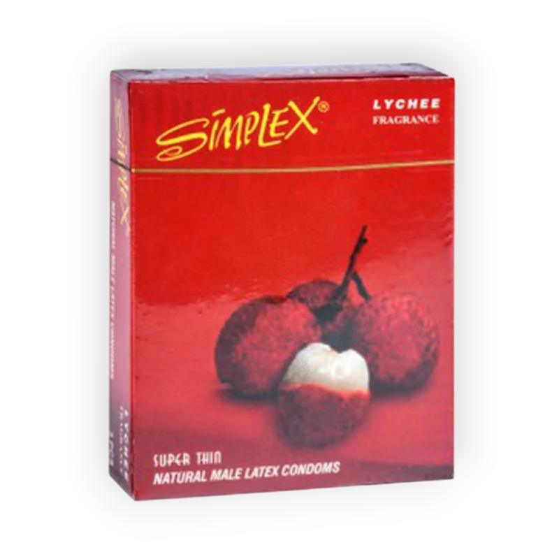 SIMPLEX 3 CONDOMS LYCHEE
