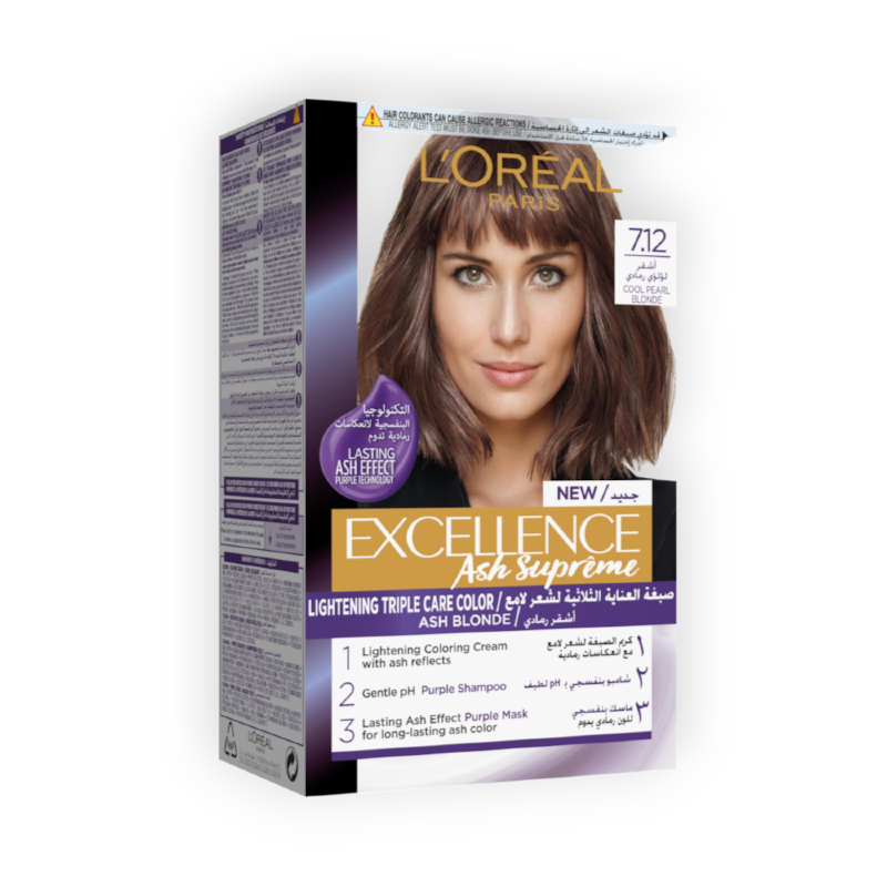 LOREAL EXCELLENCE ASH SUPREME 7.12 COOL BLONDE LLC