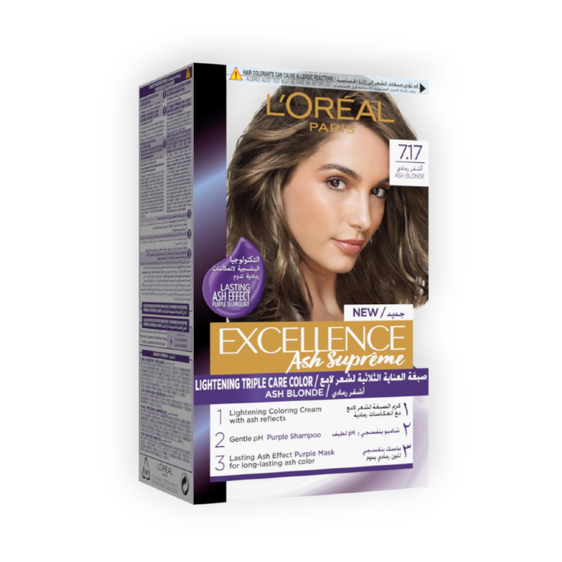 LOREAL EXCELLENCE ASH SUPREME 7.17 ASH BLONDE LLC