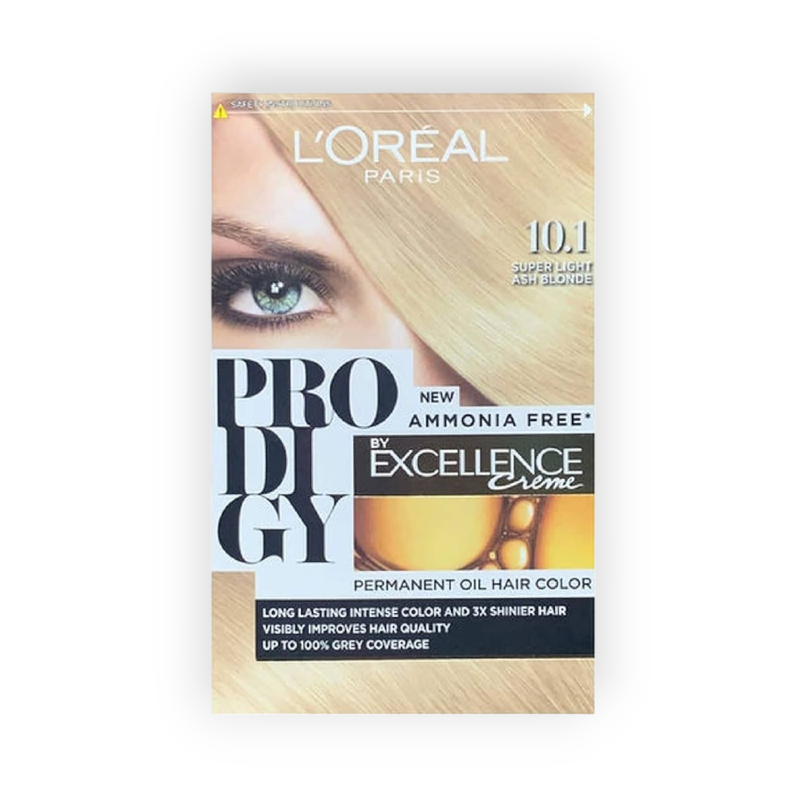 LOREAL PRODIGY HAIR COLOR NO (10.1)SUPER LIGHT ASH BLOND