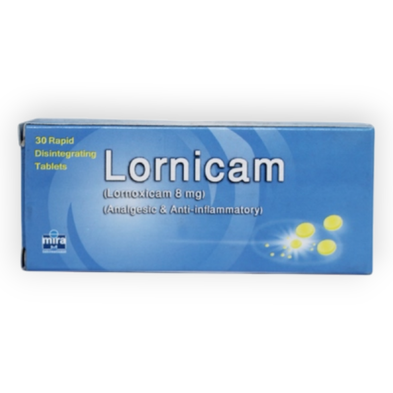 LORNICAM 8 MG 30 TAB