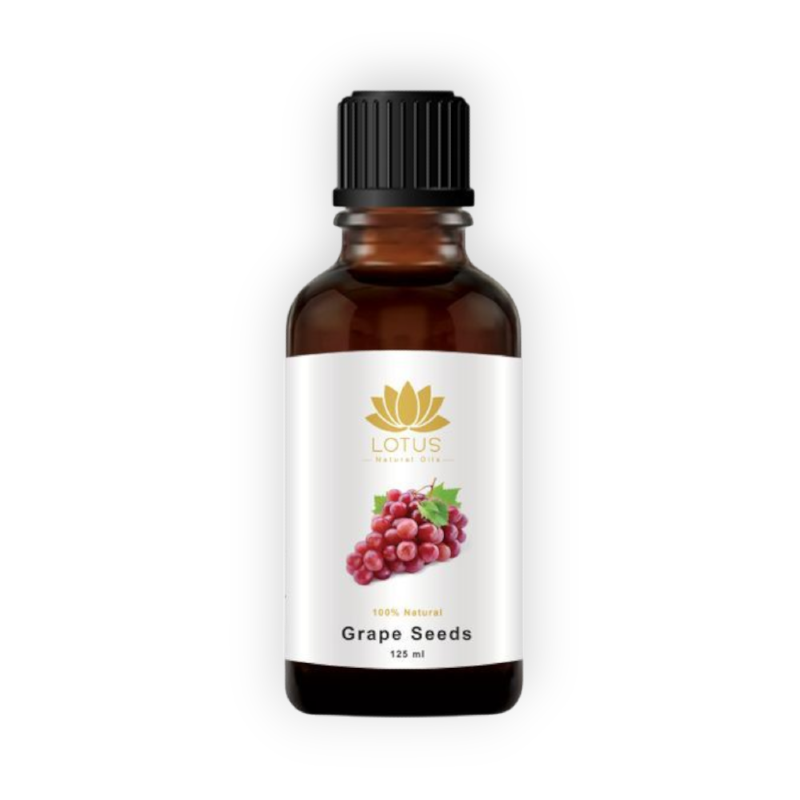 LOTUS HAIR OIL (GRAPE SEED) 125ML عنب