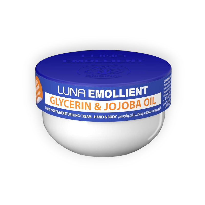 LUNA EMOLIENT CREAM (GLYCERIN&JOJOBA OIL) 50GM