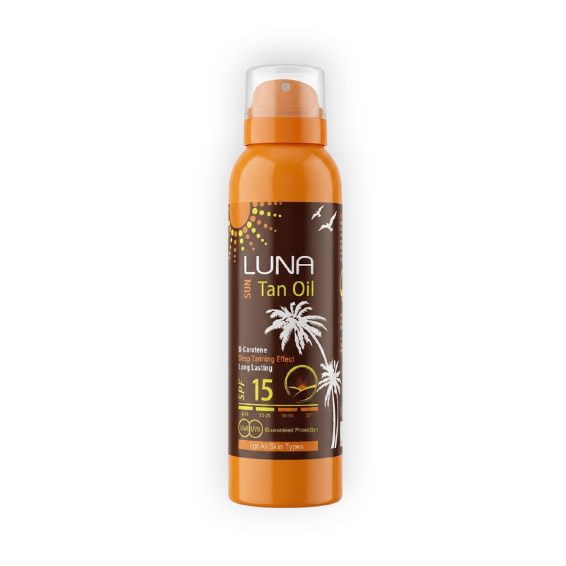 LUNA SUN TAN OIL SPF 15 FOR ALLSKINTYPES 200 ML