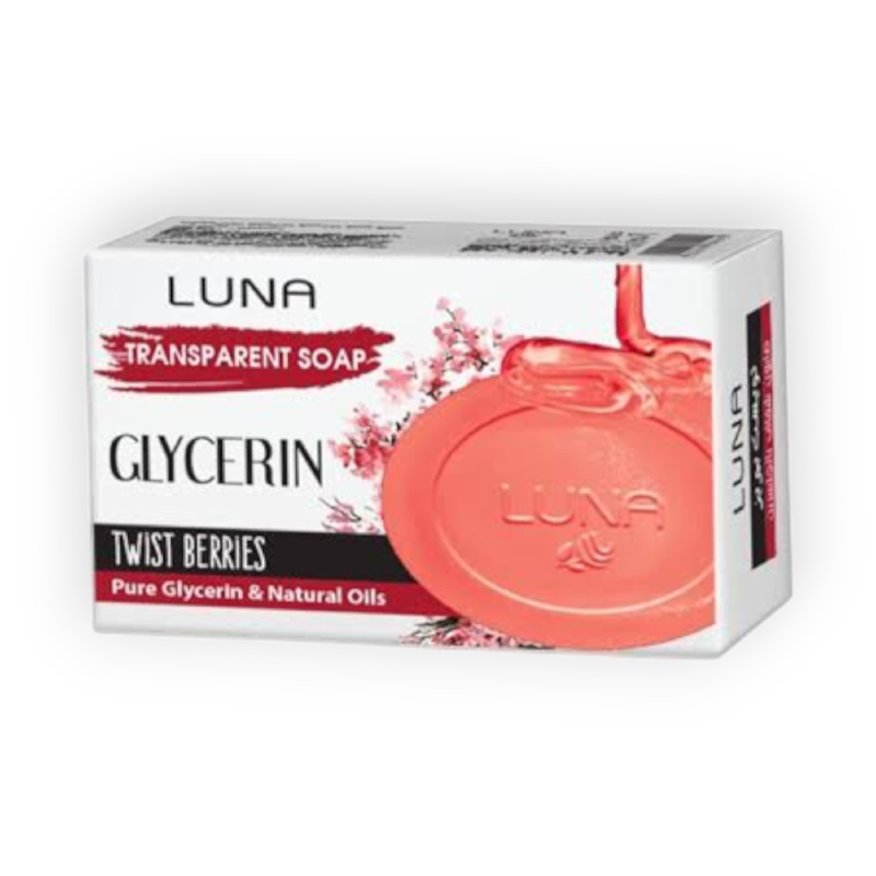 LUNA TRANSPARENT SOAP (TWIST BERRIES) 100GM