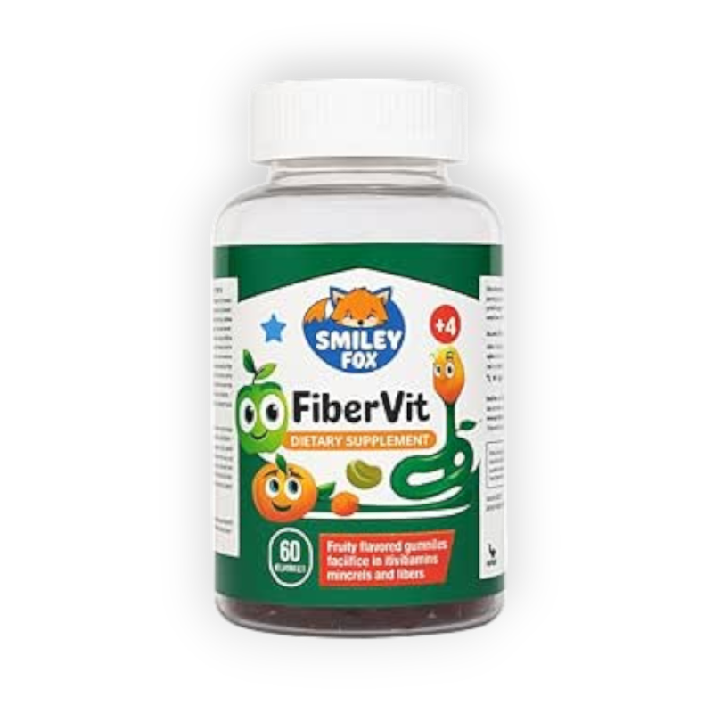 SMILEY FOX FIBER VIT 60 GUMMES