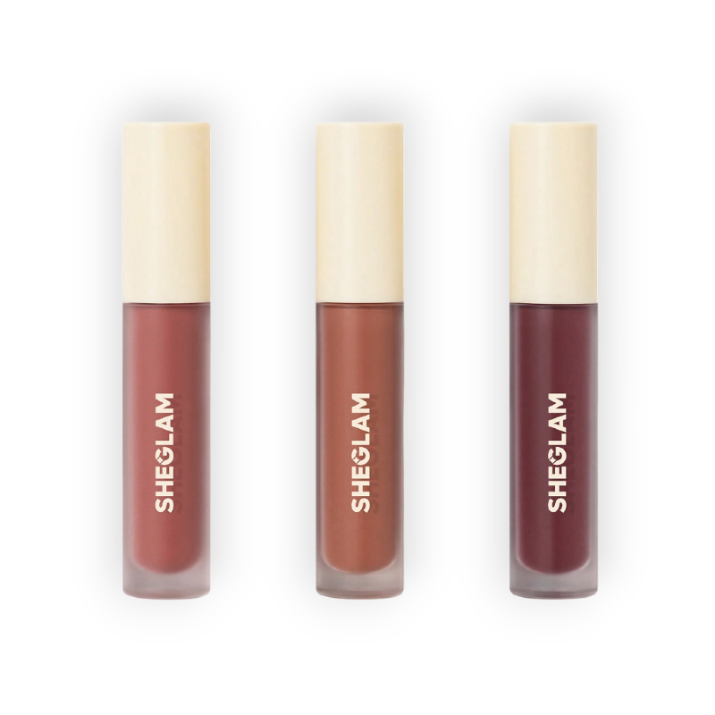 SHEGLAM MATTE ALLURE MINI LIPSTICK SET (FEEL REAL) 2.3ML X3