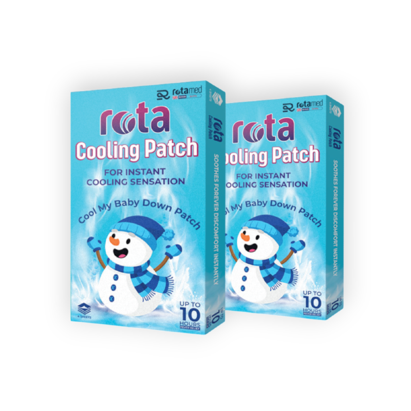 ROTA COOLING PATCH  10 كمادات جيل خافضة للحرارة