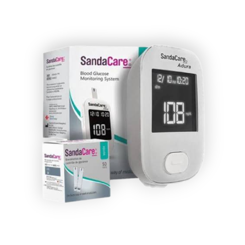 SANDA CARE BLOOD GLUCOSE جهاز+ علبة شرائط