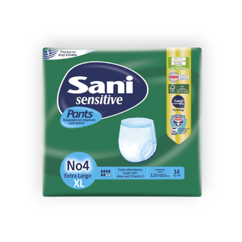 SANI SENSITIVE PANTS X LARGE 14PCS