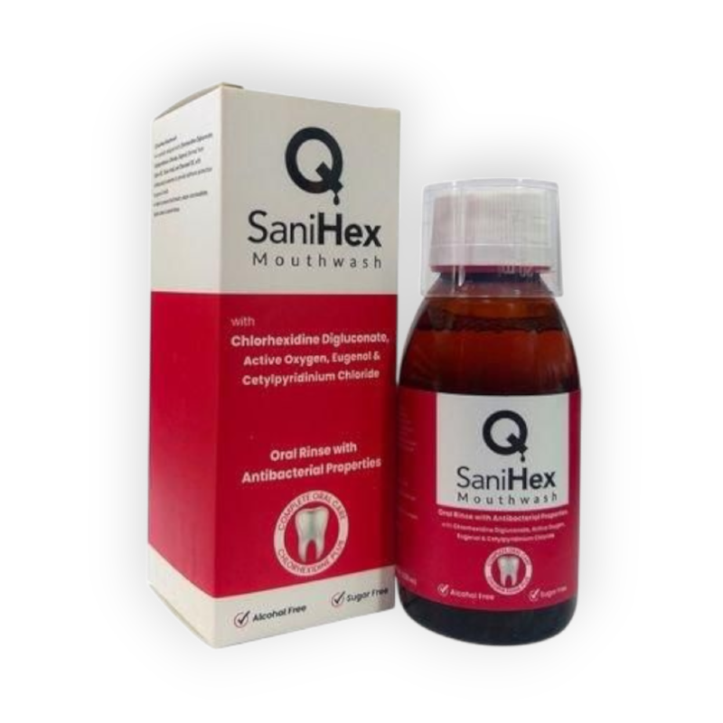 SANIHEX MOUTHWASH 120 ML