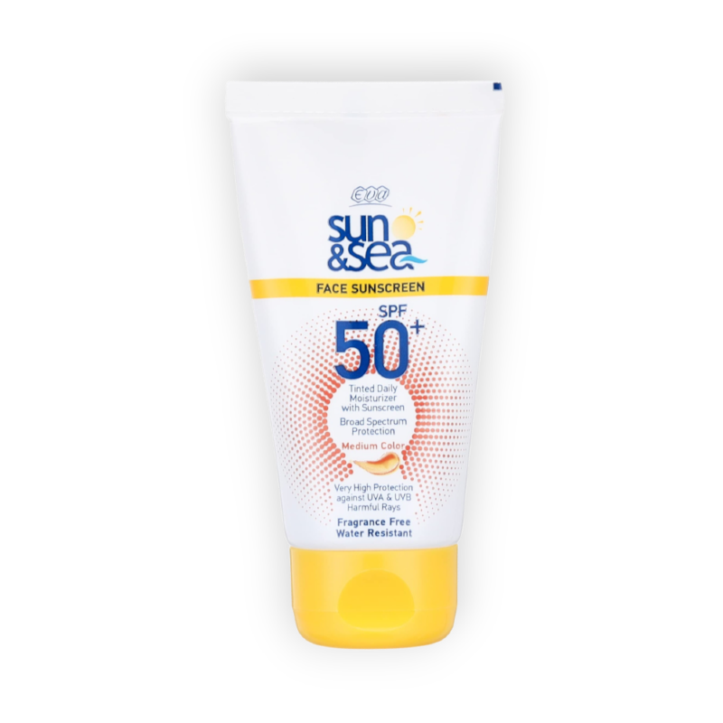 EVA SUN&SEA FACE SUN SCREEN MEDIUM (SPF+50)40ML