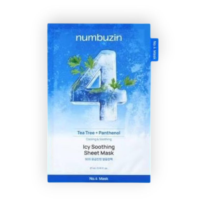 NUMBUZIN NO.4 TEA TREE+PANYHENOL SHEET MASK 10SHHETS