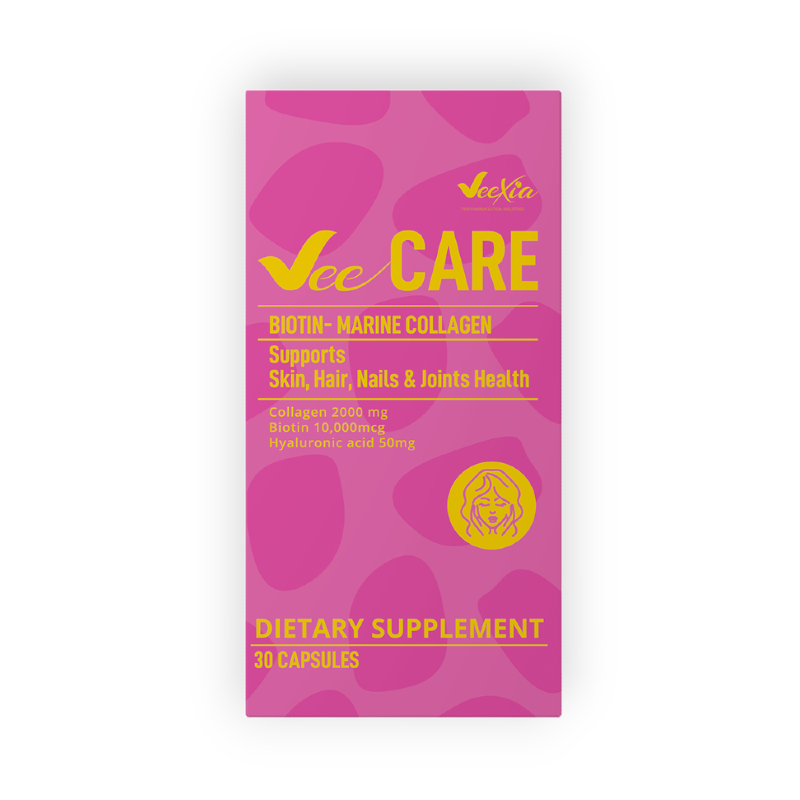 VEE CARE BIOTIN&COLLAGEN DIETARY SUPPL 30 CAP س.ج