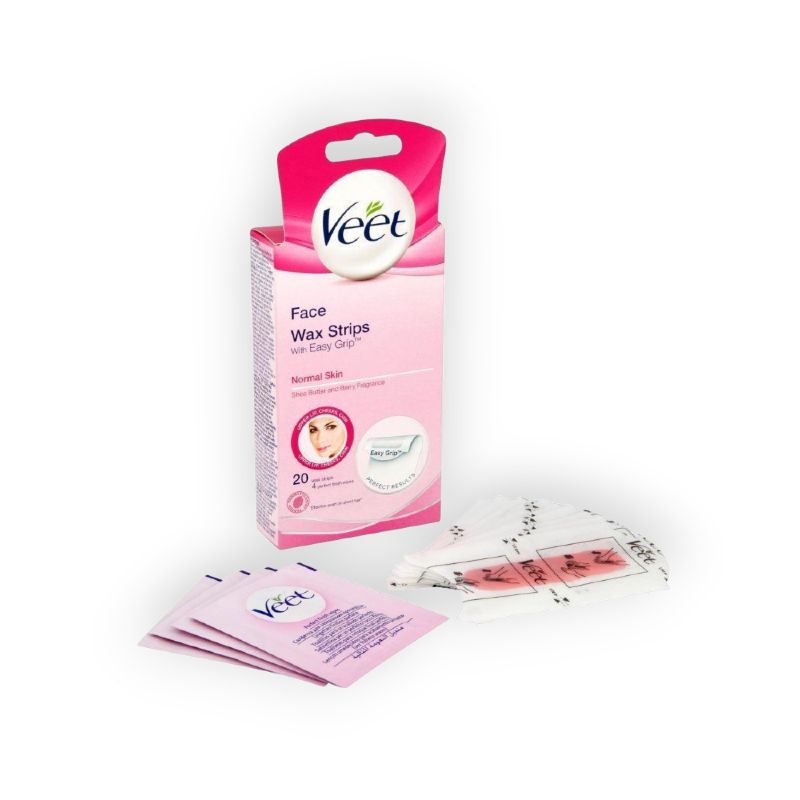 VEET WAX FACE 20STRIPS