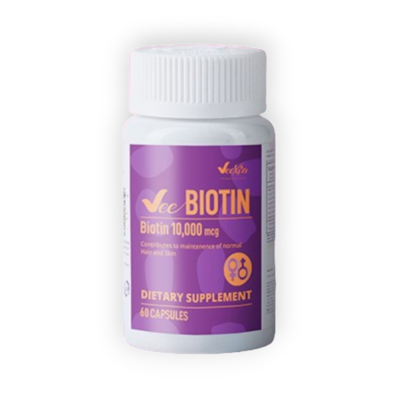 VEE BIOTIN 10,000 DIETARY SUPPLEMENT 60 CAP