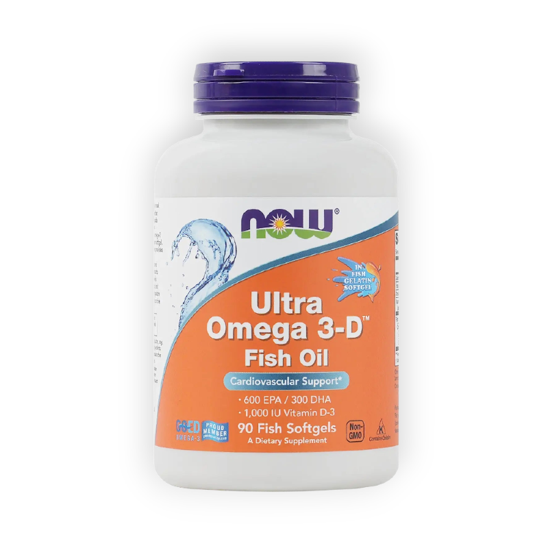 ULTRA OMEGA  3  FISH OIL 90CAP (NOW)