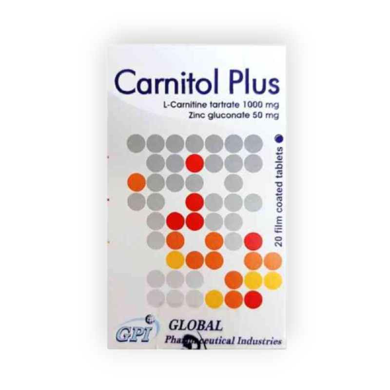 CARNITOL PLUS 50   1000 MG 20 CAP سعر جديد