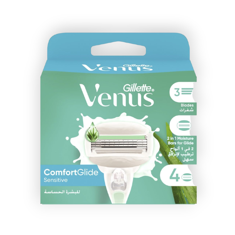 GTT VENUS RAZOR COMFORT GLIDE SENSITIVE 4PCS (47638) موس