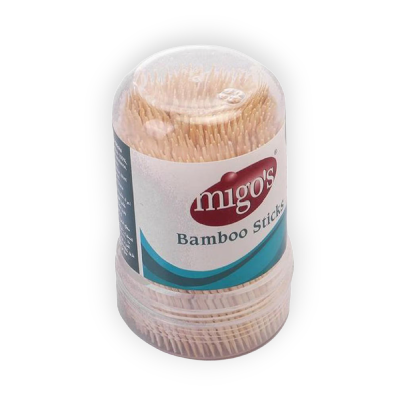 MIGOS WOODEN STICKS 400 PCS  خله خشب عود بيضاوي