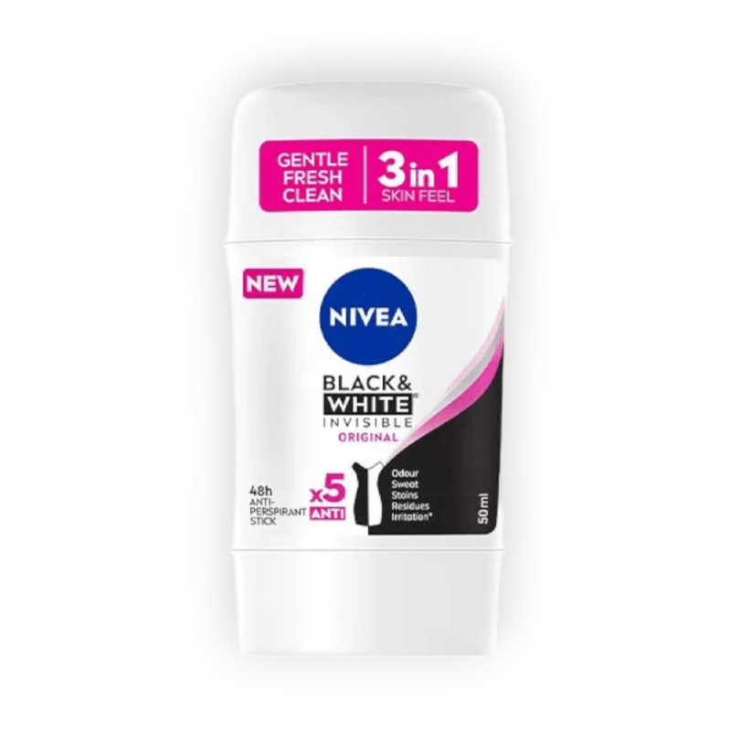 NIVEA DEOD STICK (INVISIBLE) 3IN1 F W 50ML