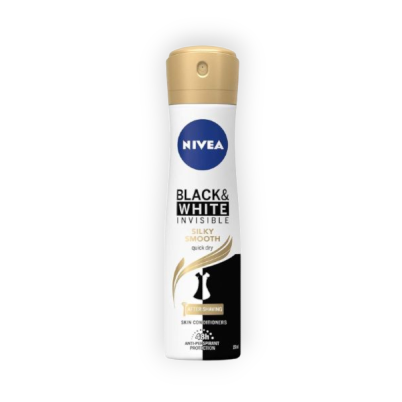 NIVEA DEOD SPRAY (INVISIBLE SILKY) F W 150ML OF