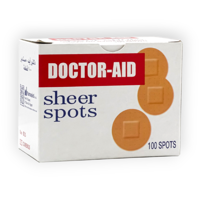 DOCTORAID بلاستر دكتور اد مدور 100قطعة