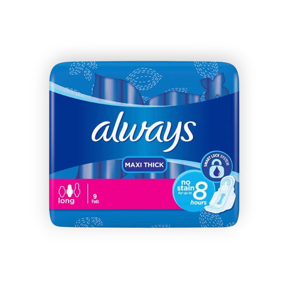 ALWAYS MAXI THICK EXTRA LONG DOUBLE 16+2.18PADS