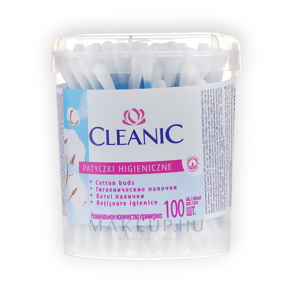 CLEANIC COTTON BUDS 100 pocket