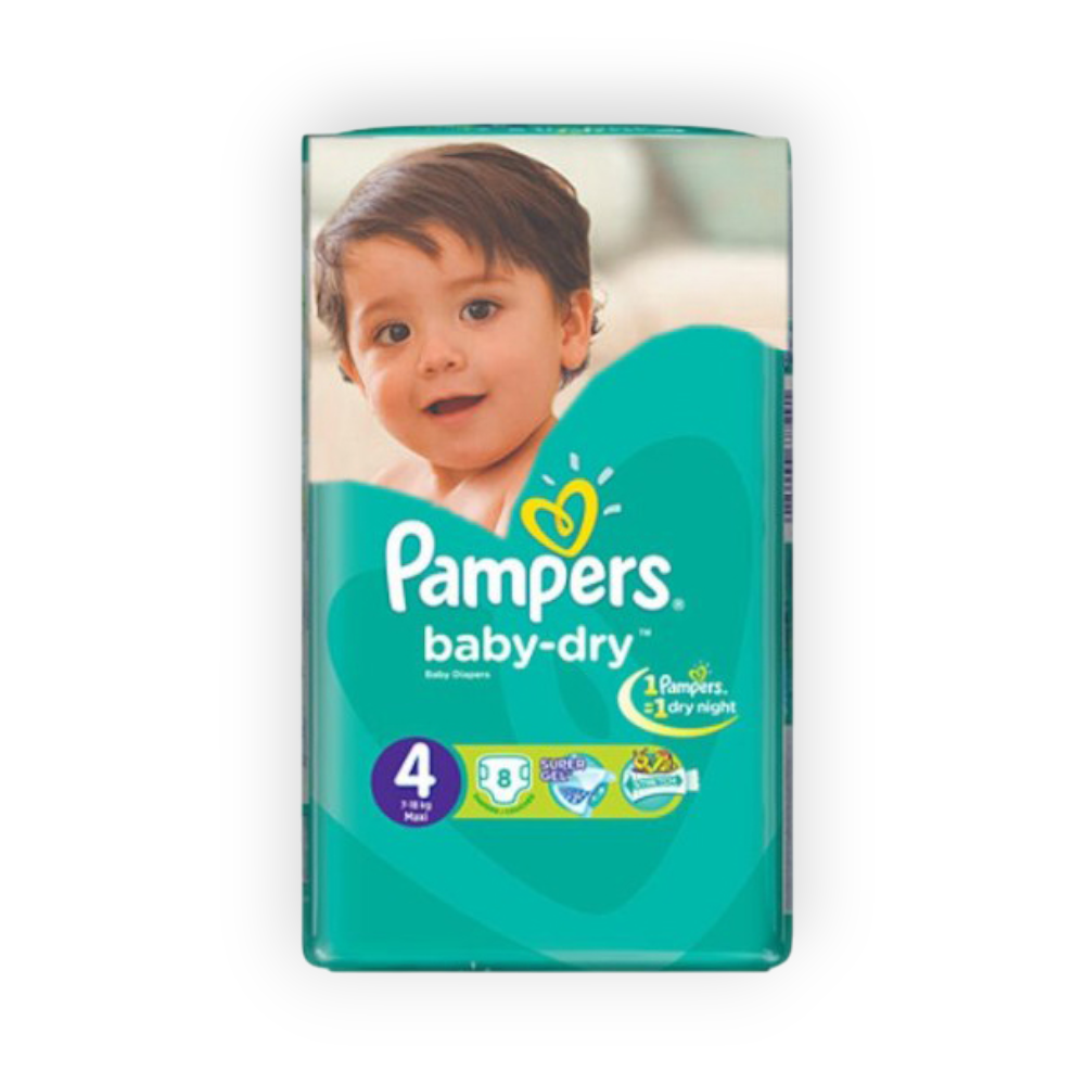 PAMPERS JUMBO SIZE (2) 84 pieces