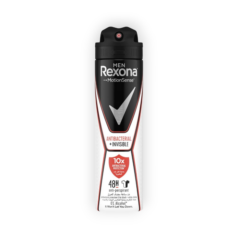REXONA INVISIBLE +ANTIBACTERIAL SPARY MEN 150ML