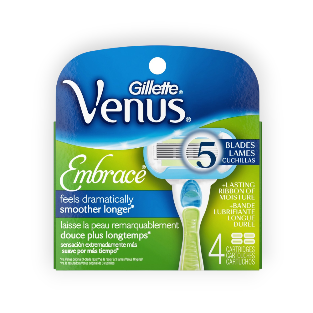 GILLETTE VENUS EMBRACE 4 BLADES