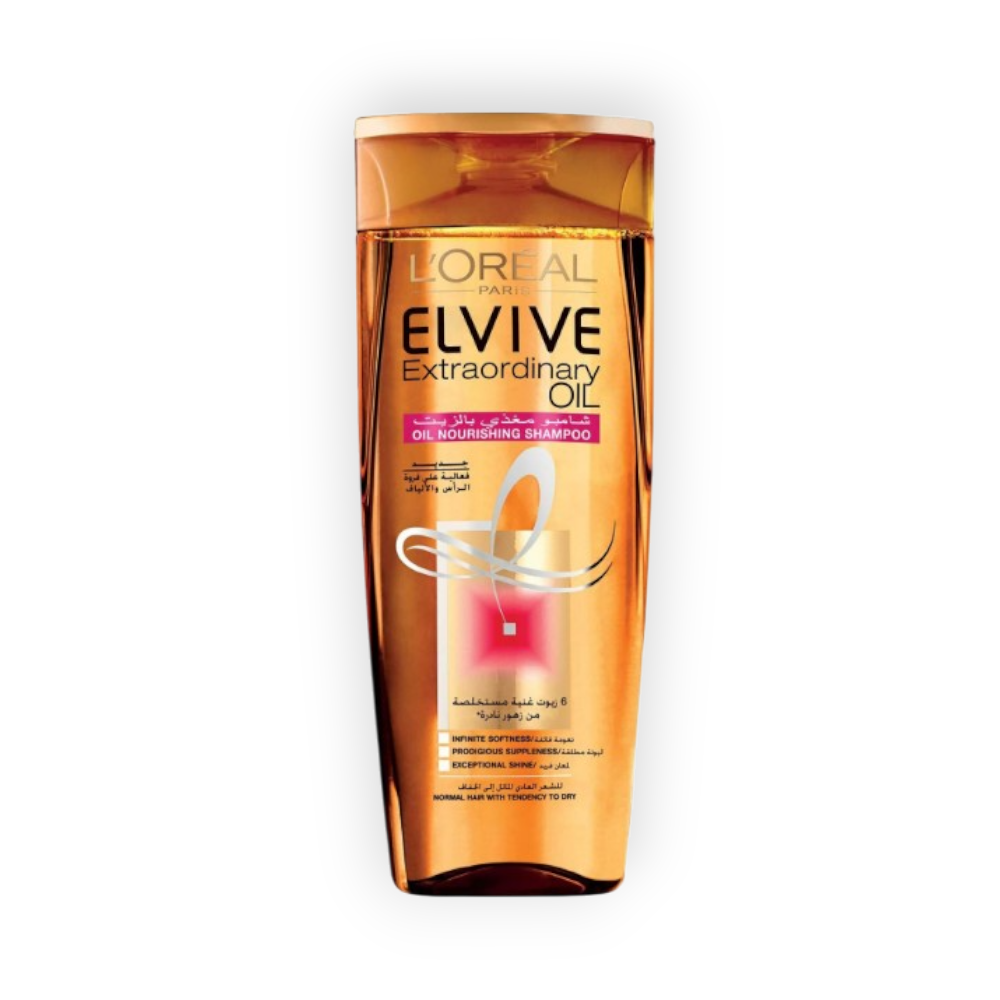 LOREAL ELVIVE SHAMPOO EXTRAORDINARY OIL 3*1 400ML    DISCOUNT 20%
