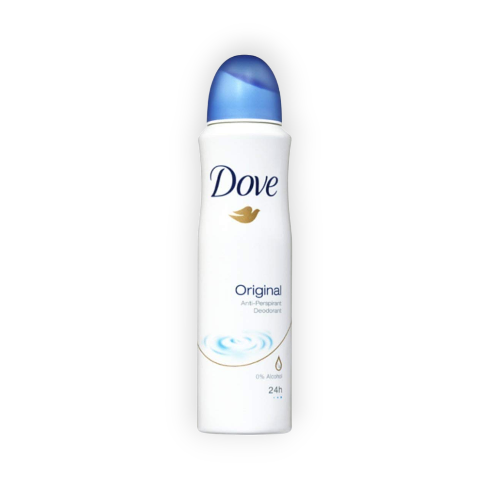 DOVE SPRAY ORIGINAL 150ML DISCOUNT25%
